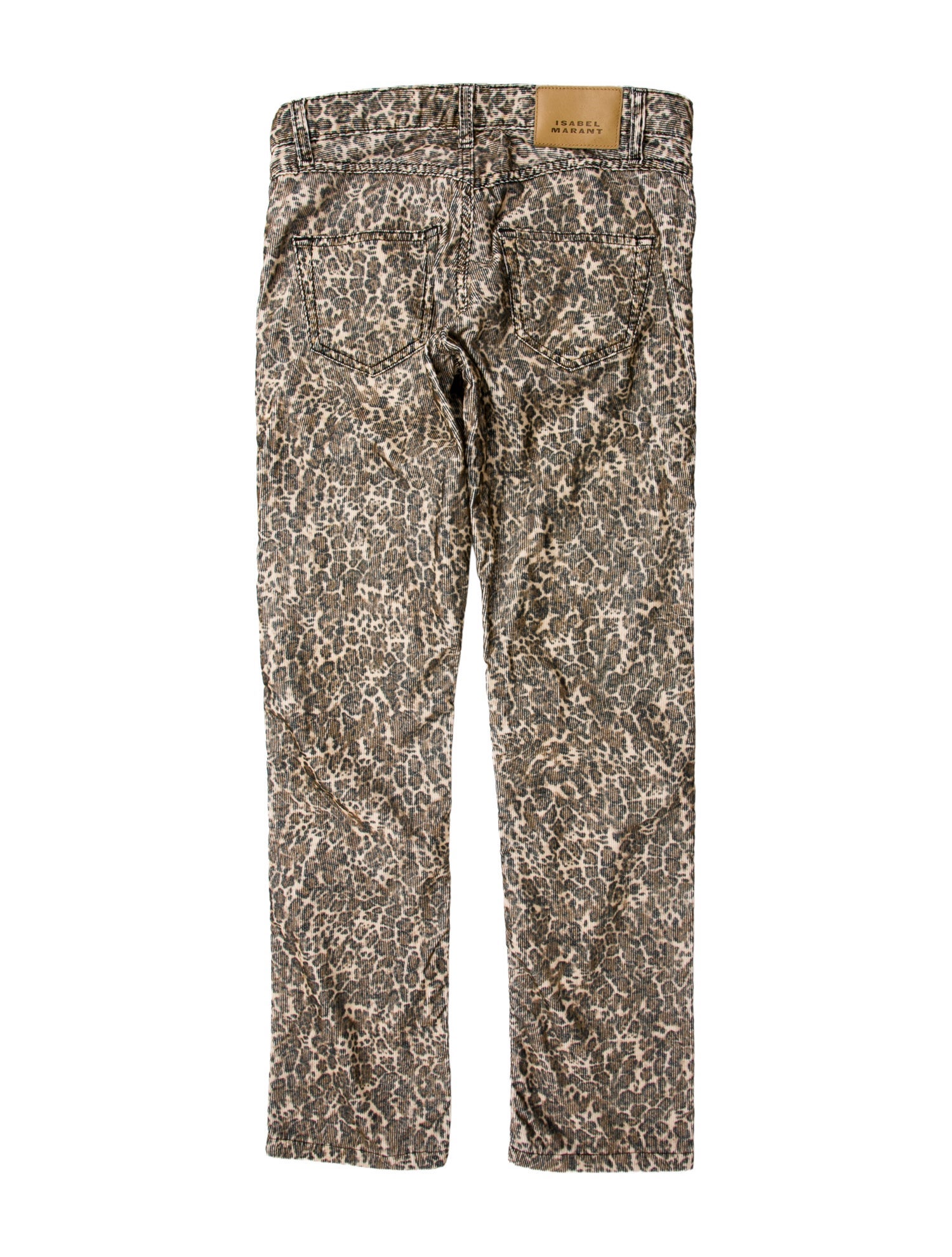 Isabel Marant Printed Straight Leg Pants
